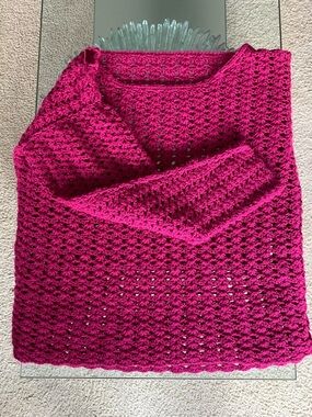 💜 Homemade Crochet Knit Sweater